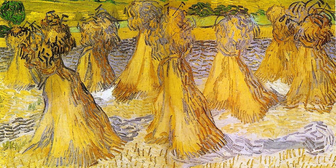 Les gerbes de blé Vincent van Gogh Peintures à l'huile